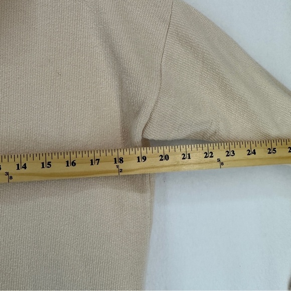 J Crew Turtleneck Pullover Sweater Size S Beige - Picture 5 of 11